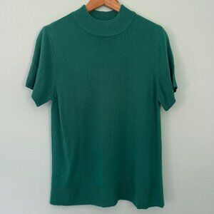 BLAIR short sleeve sweater shirt. Size Medium, mock neck